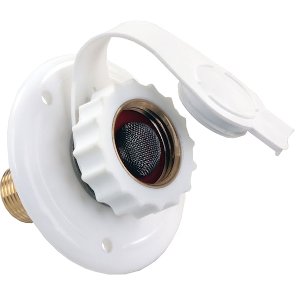 Jr Products JR Products 62145 Plastic City Water Flange - 12" MPT x 3/4" 62145 - main